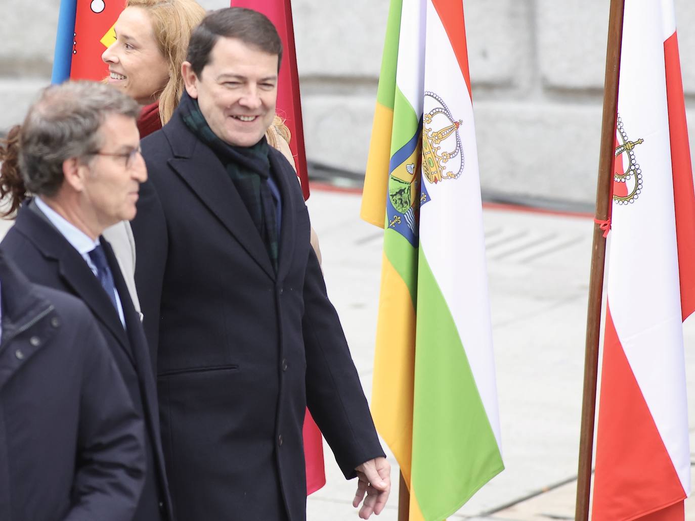 El presidente de la Junta de Castilla y León, Alfonso Fernández Mañueco, asiste al acto conmemorativo con motivo del Día de la Constitución Española.