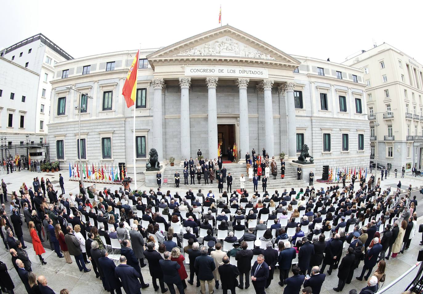 El presidente de la Junta de Castilla y León, Alfonso Fernández Mañueco, asiste al acto conmemorativo con motivo del Día de la Constitución Española.