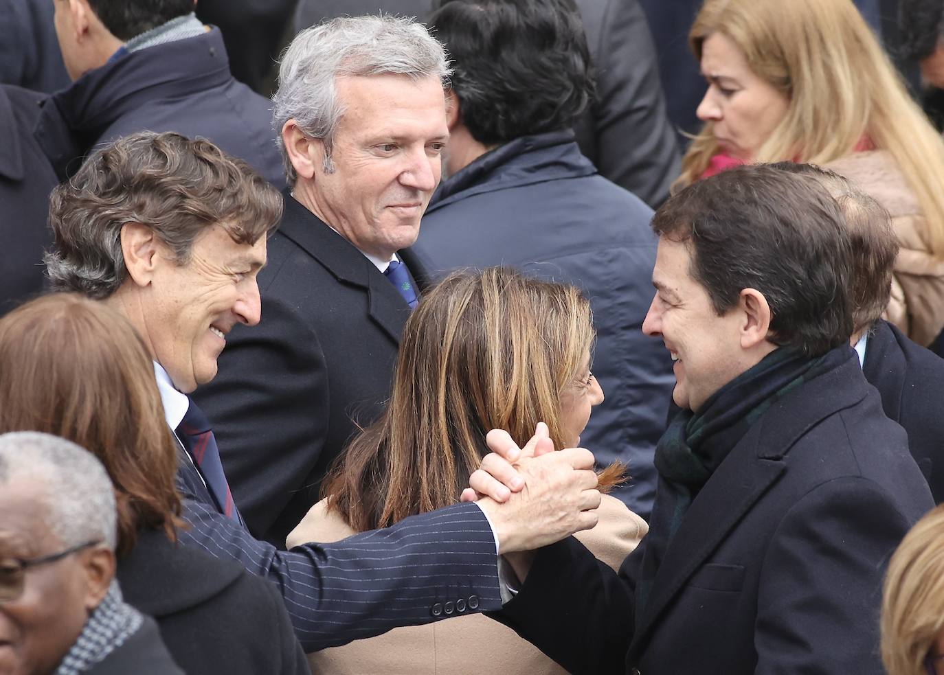 El presidente de la Junta de Castilla y León, Alfonso Fernández Mañueco, asiste al acto conmemorativo con motivo del Día de la Constitución Española.