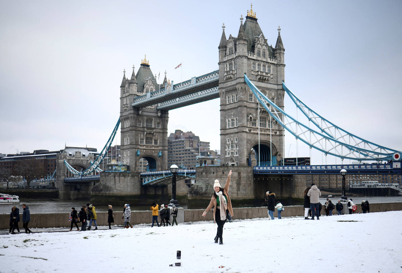 Fotos: Espectacular nevada en Londres