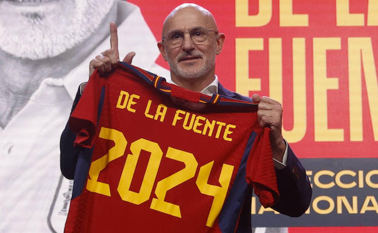 Luis de la Fuente, en su presentación como nuevo seleccionador nacional.