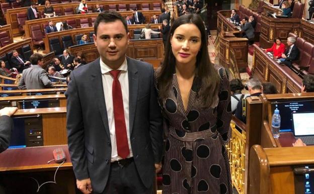 Los dos diputados del PSOE por León en el Congreso.