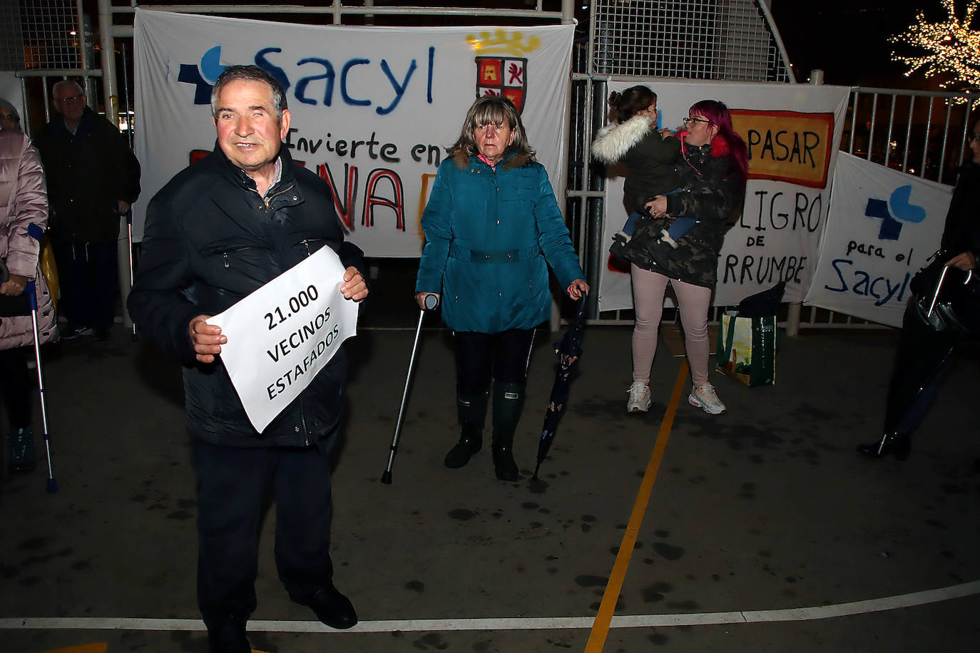 Concentración por el Centro de Salud de Pinilla. 