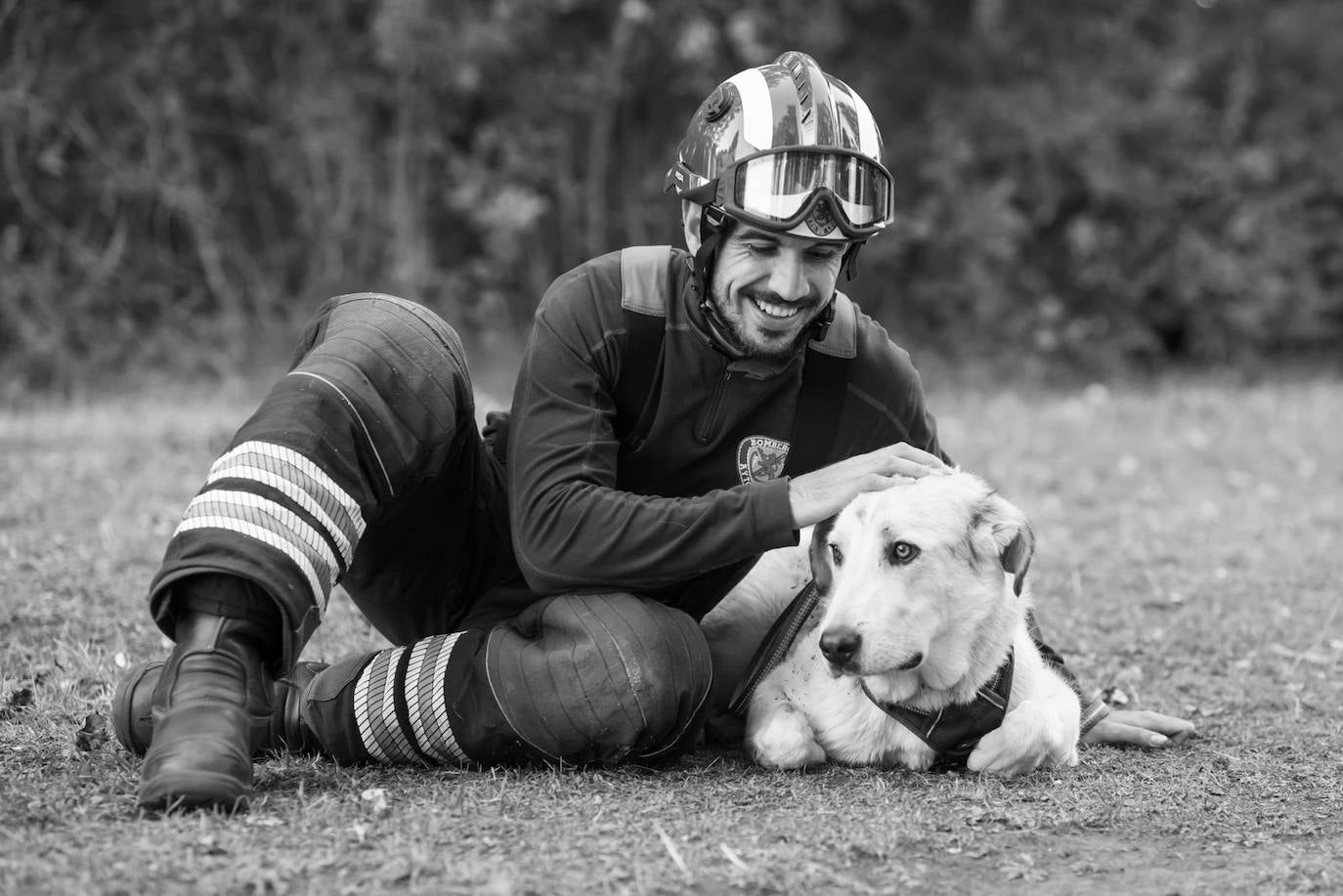 Los bomberos de la capital lanzan un calendario a beneficio de la Asociación Protectora de Animales y Plantas de León. Los profesionales del servicio de extinción de incendios pretenden concienciar sobre la necesidad de cuidar a los animales. 