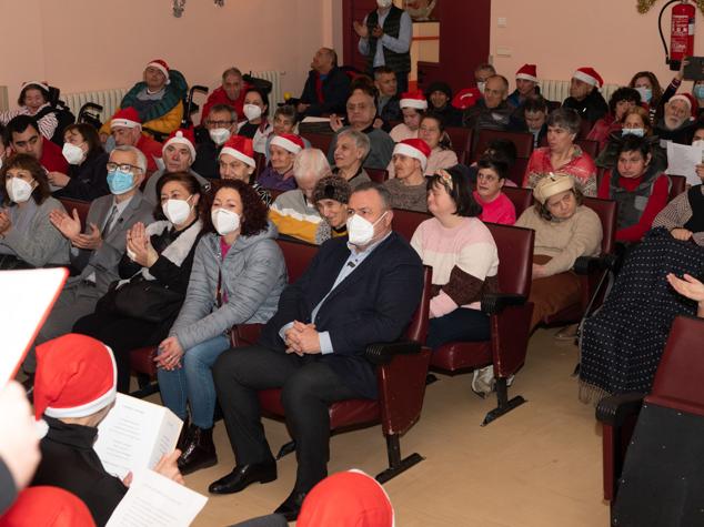 Morán recupera los tradicionales encuentros para felicitar las fiestas a los centros de atención especializada tras dos navidades sin poder hacerlo por la pandemia