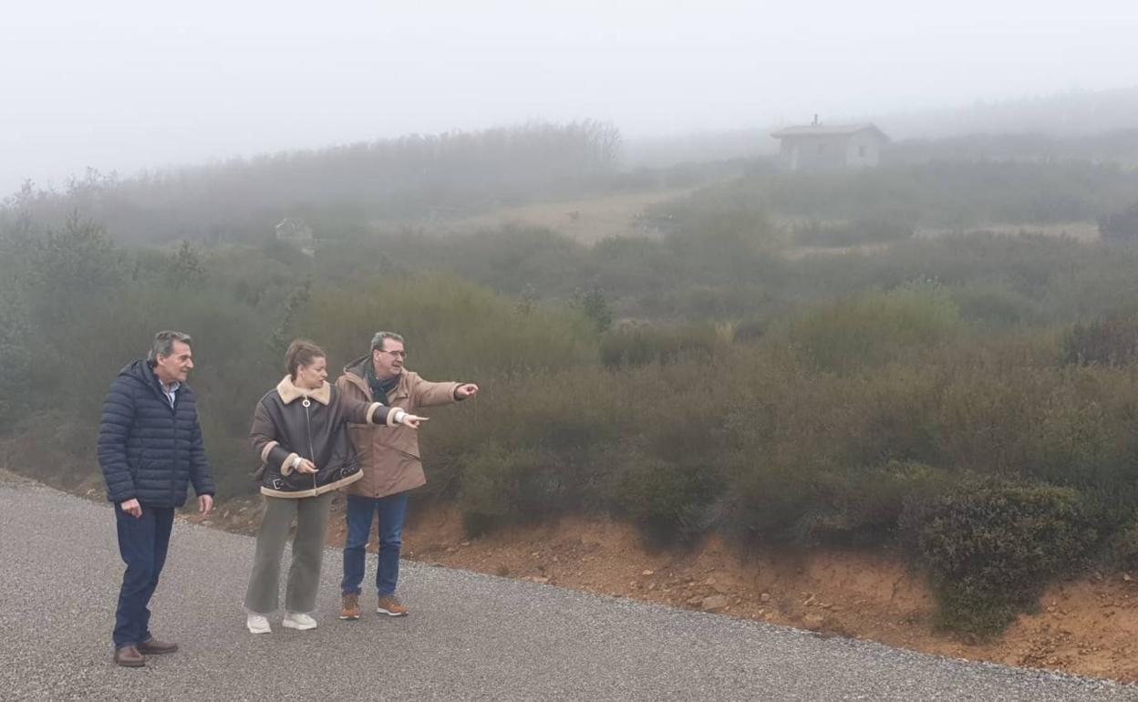 Visita de Ester Muñoz al lugar. 