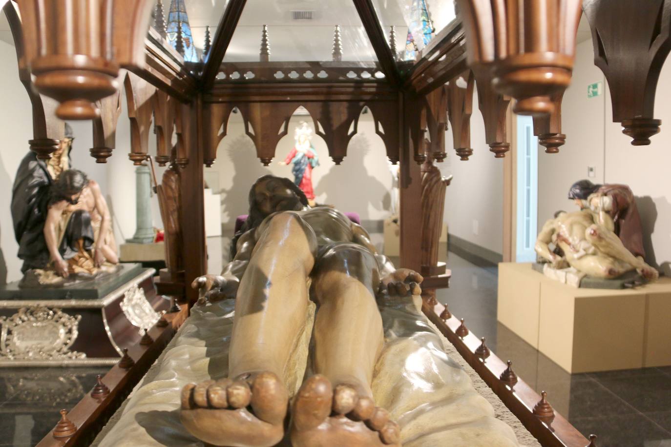 La exposición se mantendrá abierta hasta el 15 de enero en el Museo de la Semana Santa. 