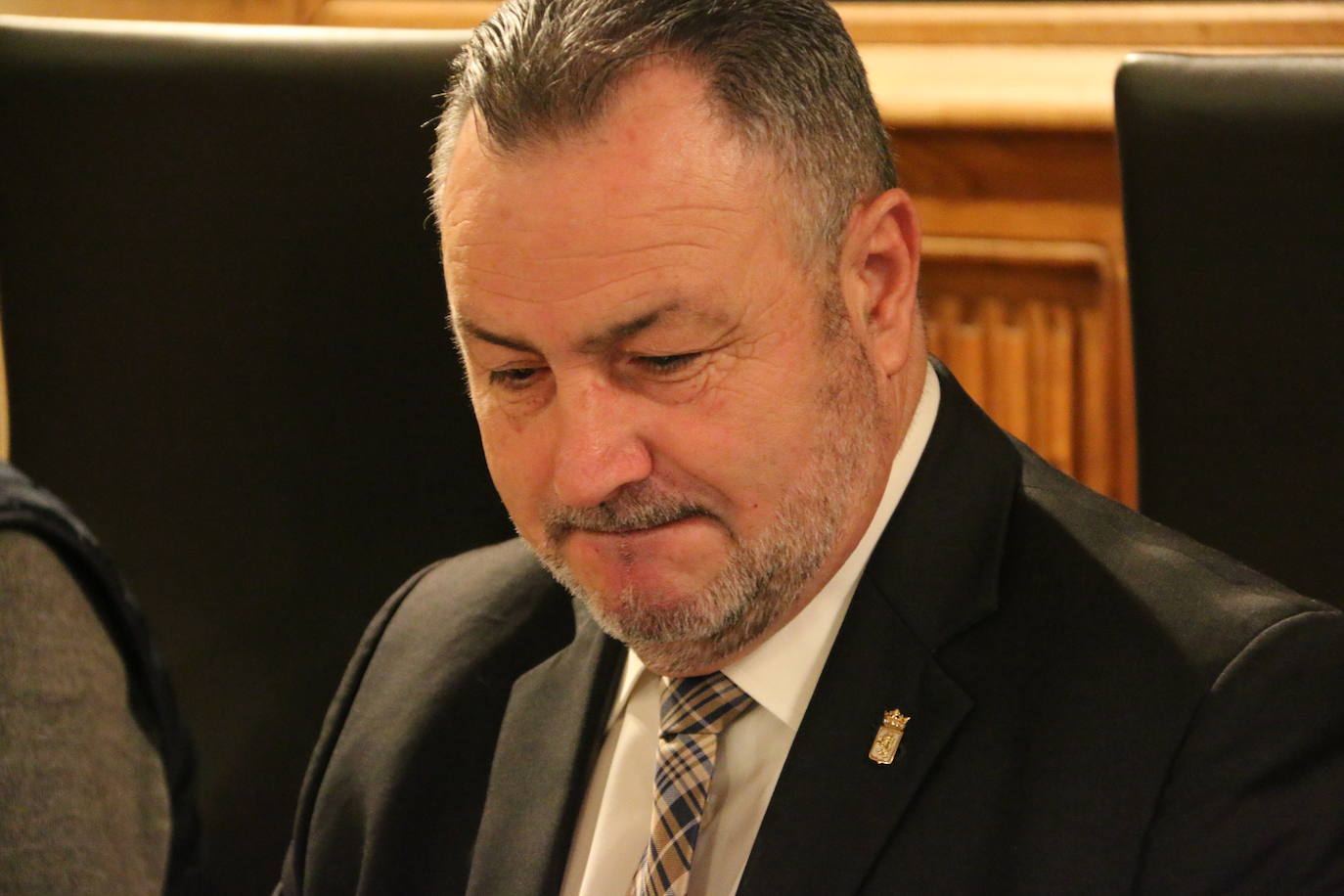 Sesión extraordinaria en la Diputación de León para aprobar el borrador de presupuestos. 