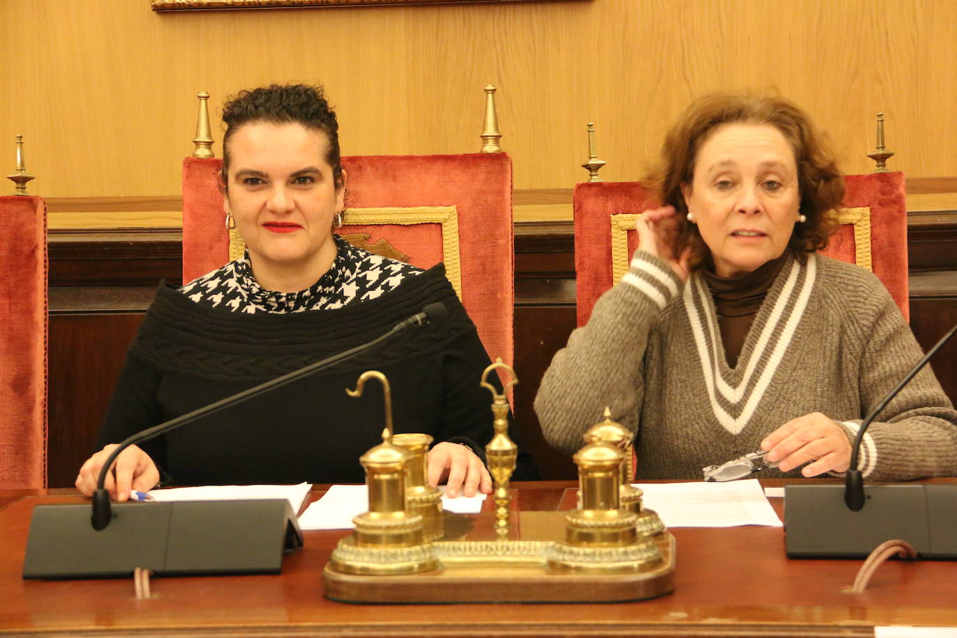 Acto celebrado en el Salón de Plenos del Ayuntamiento de León para conmemorar el Día Internacional del Migrante.