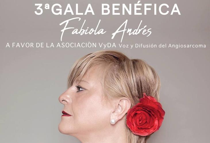 Cartel de la la tercera edición de la 'Gala Benéfica Fabiola Andrés a favor de la Asociación VyDA.