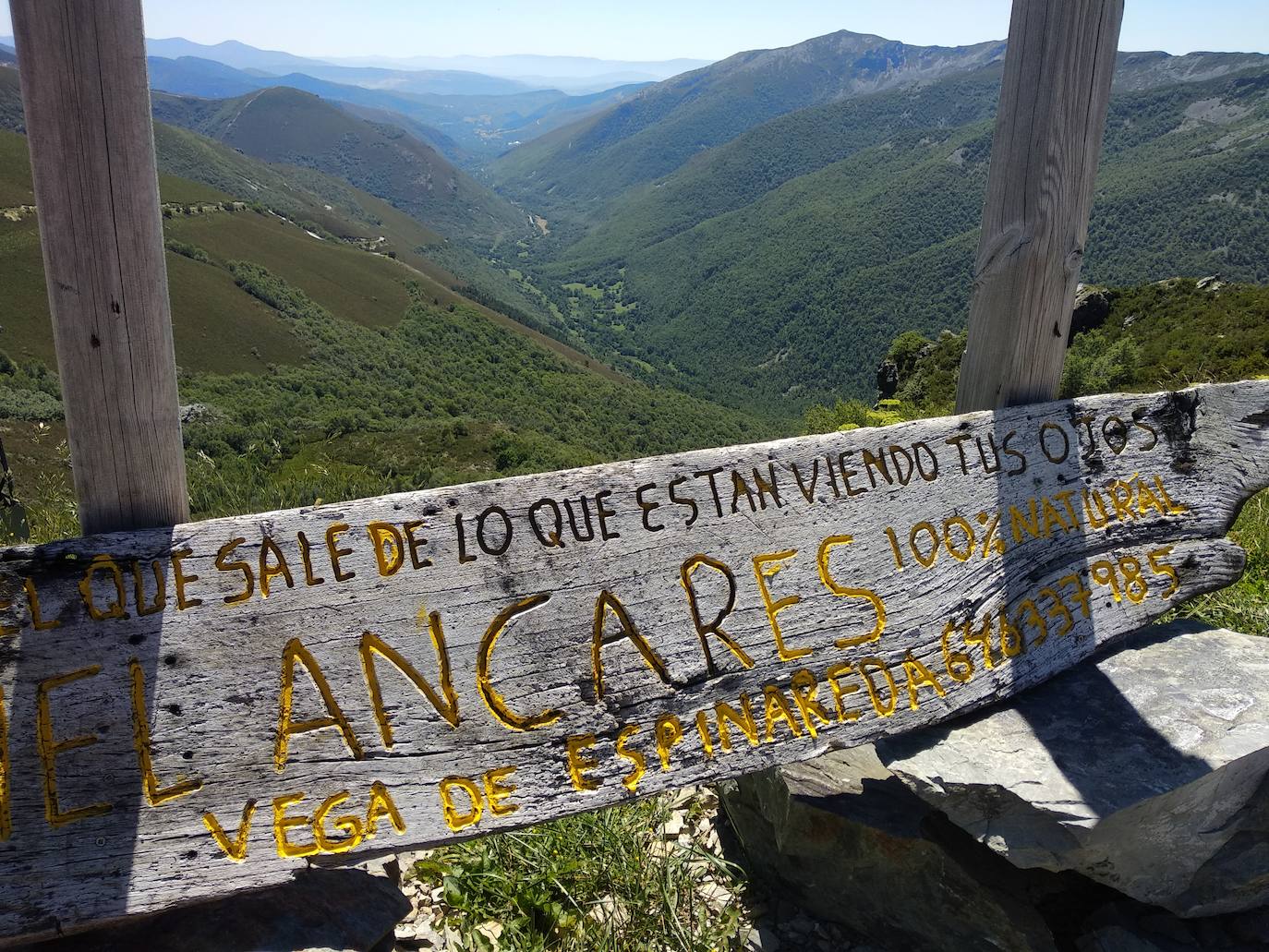 Vista de los Ancares en El Bierzo.