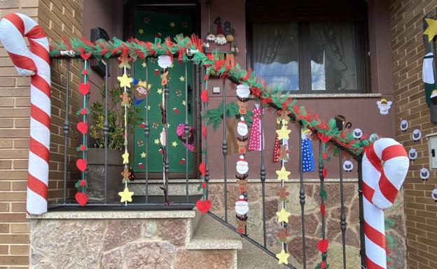 Galería. Decoración navideña de una casa en Benavides de Órbigo.