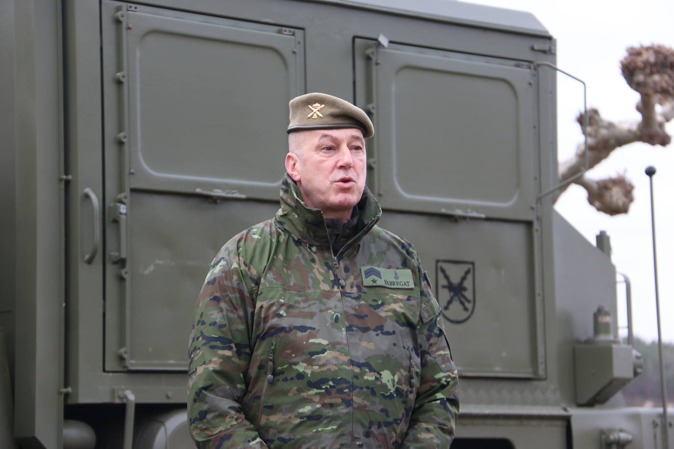 El Mando de Artillería realiza maniobras de fuego simulado en San Andrés del Rabanedo