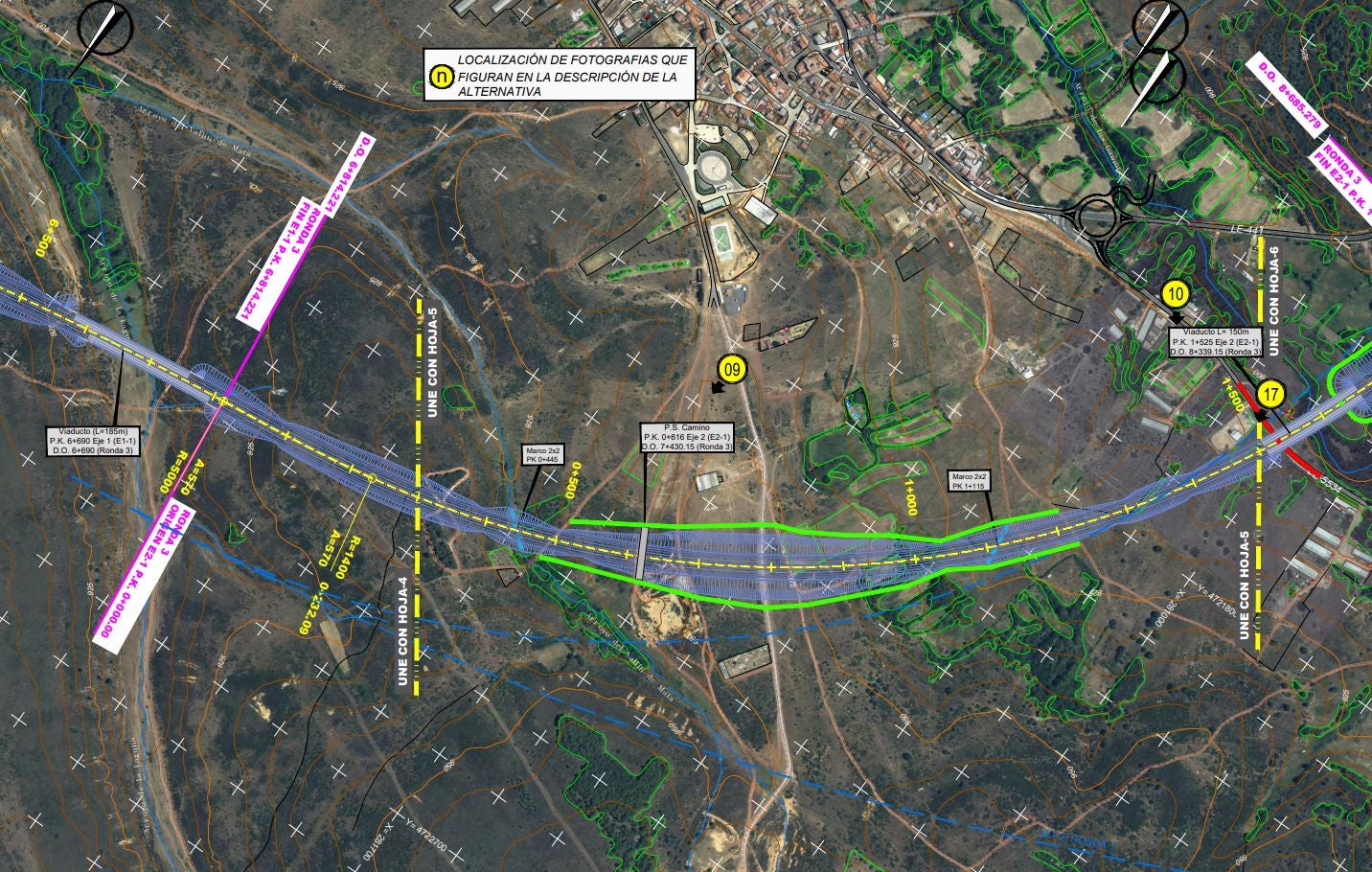 La nueva &#039;Ronda noroeste&#039; de León en 19 planos