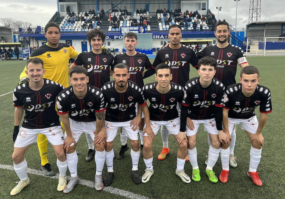 Once del Atlético Bembibre en Compostilla.