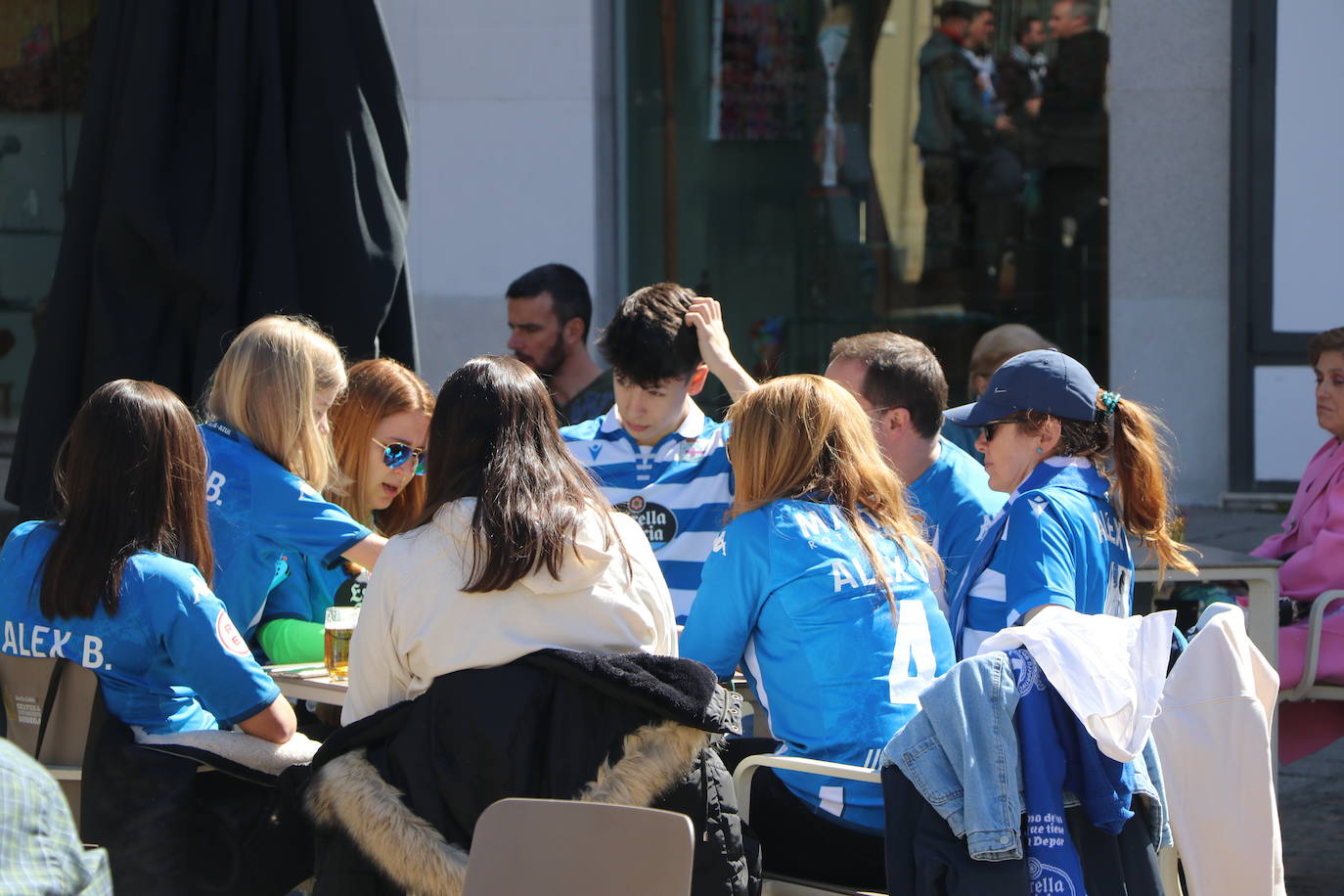 Aficionados del Deportivo por León