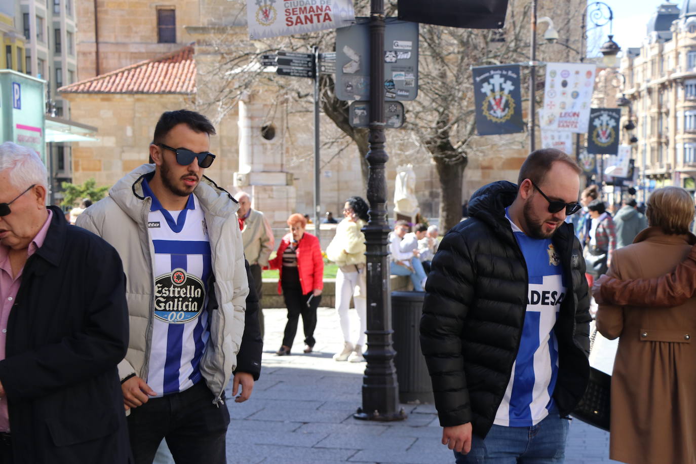 Aficionados del Deportivo por León