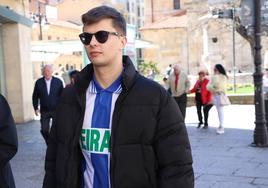 Aficionados del Deportivo por las calles de León