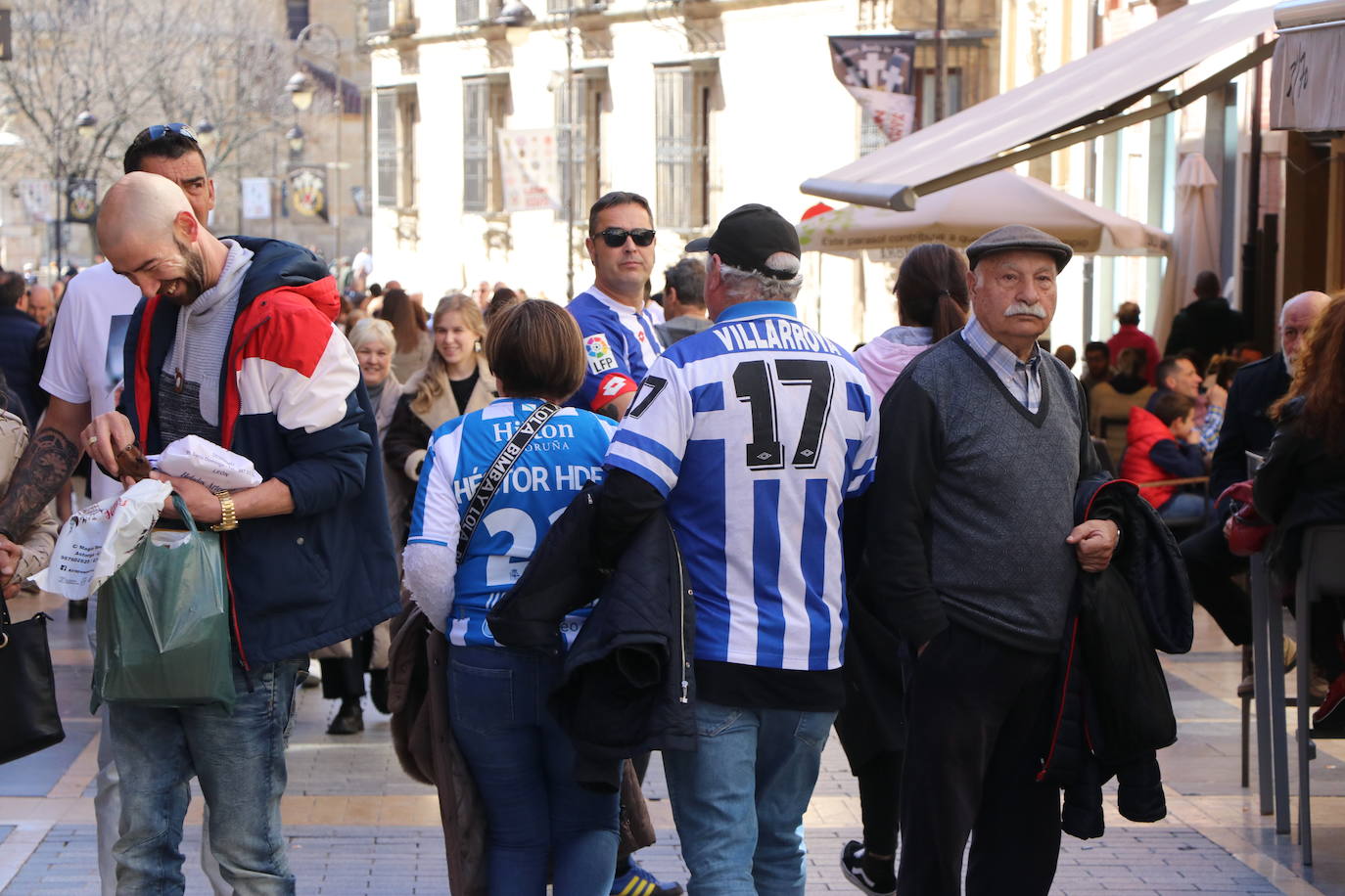 Aficionados del Deportivo por León