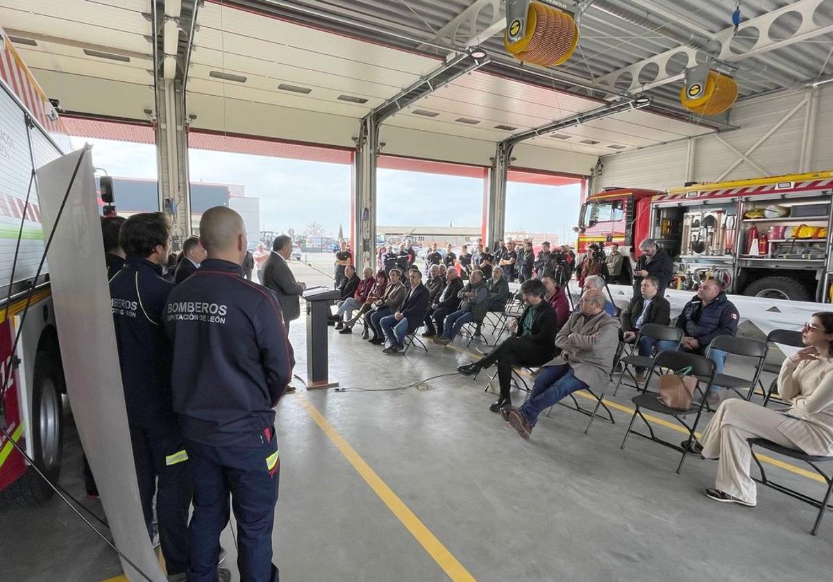 El parque de bomberos de Coyanza dará servicio a 78 localidades del sur de León