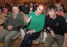 El alcalde de León, José Antonio Diez, asiste al I Encuentro Intergeneracional de UGT 'De camino a la revitalización del sindicato' con la presencia de asistentes de todo el territorio nacional. Junto a él, el portavoz de RUGE, Eduardo Magaldi.