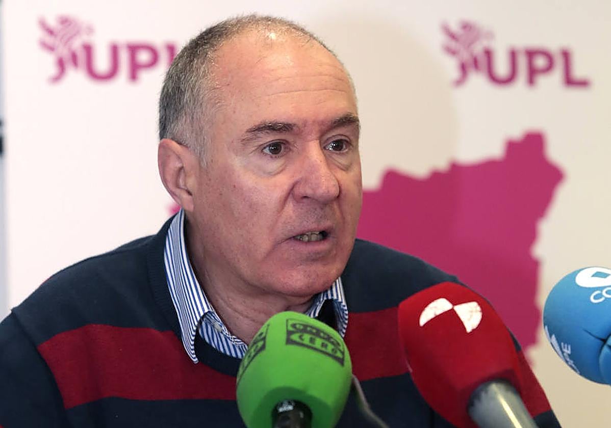 Eduardo López Sendino, portavoz de UPL en el Ayuntamiento de León.