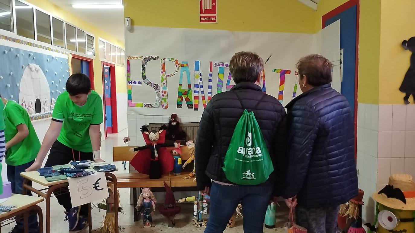 Mercadillo solidario en Laguna de Negrillos