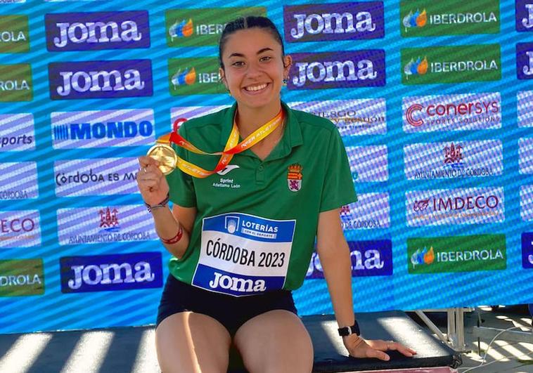 La leonesa Lucía Redondo, campeona de España sub-23 de marcha