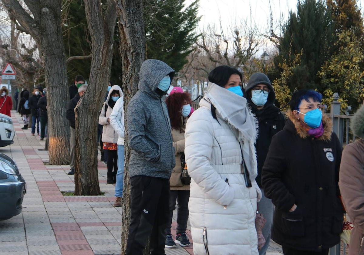 Cribado de covid-19 en Villaquilambre durante los peores meses de la pandemia.