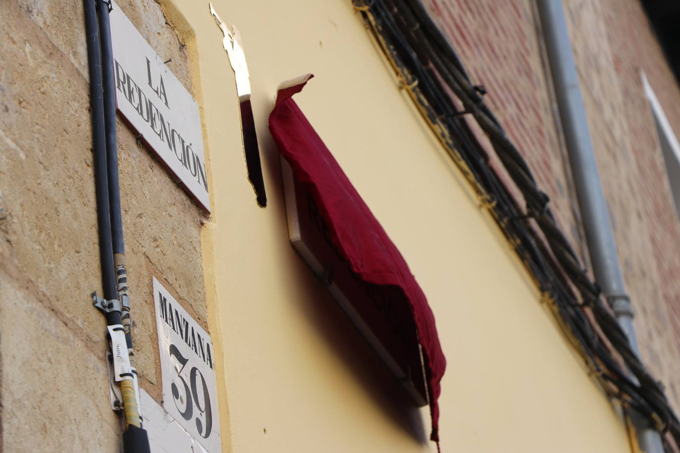 Inauguración de la calle de la Redención