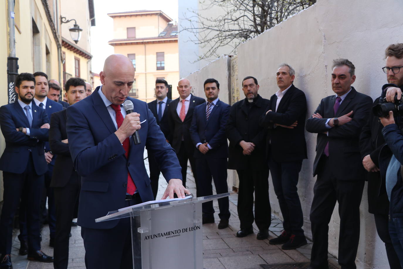 Inauguración de la calle de la Redención