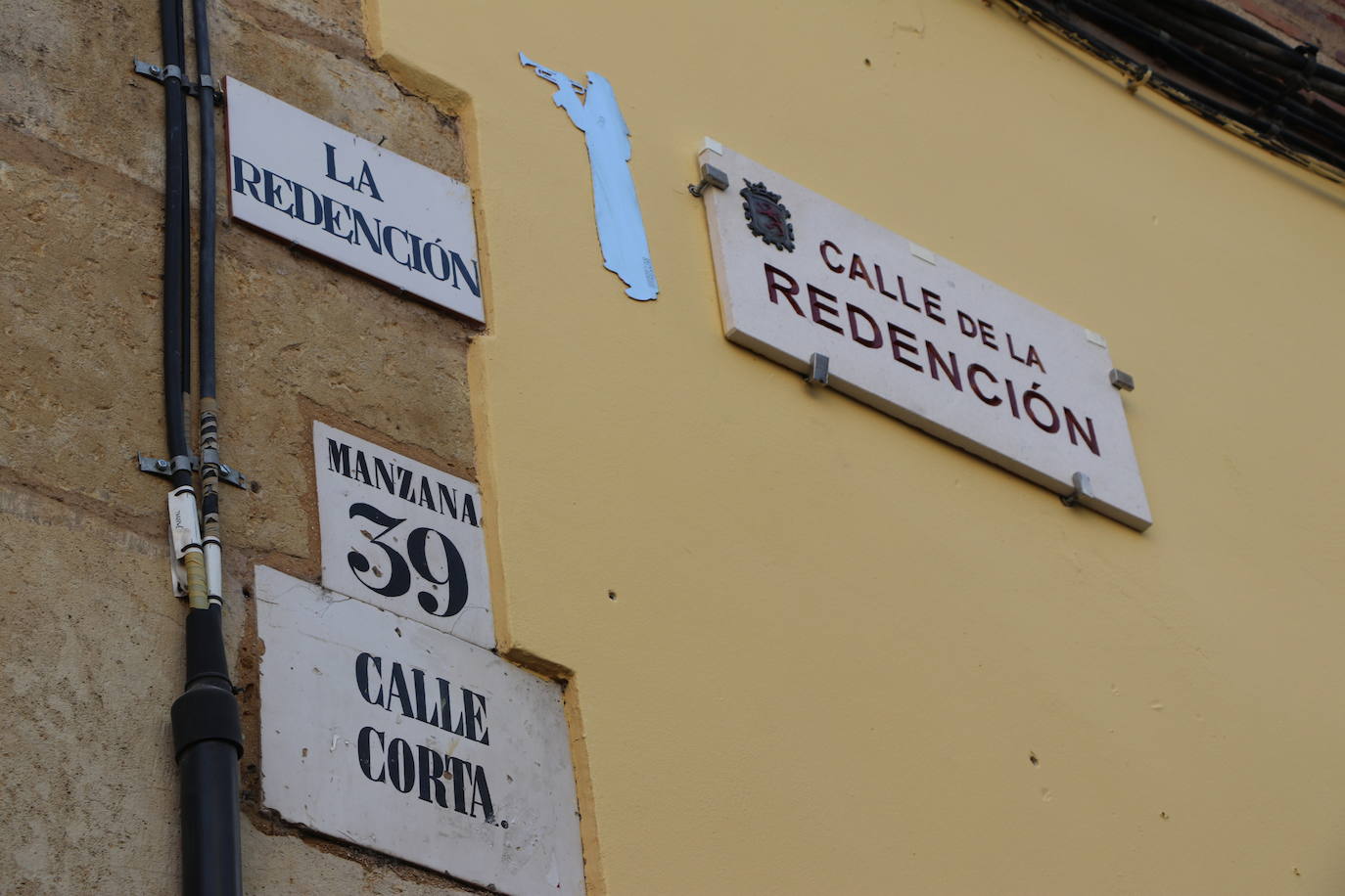 Inauguración de la calle de la Redención