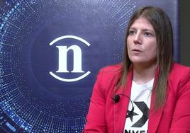 Paula Conde, alcaldesa de Sahagún, en su entrevista con Leonoticias