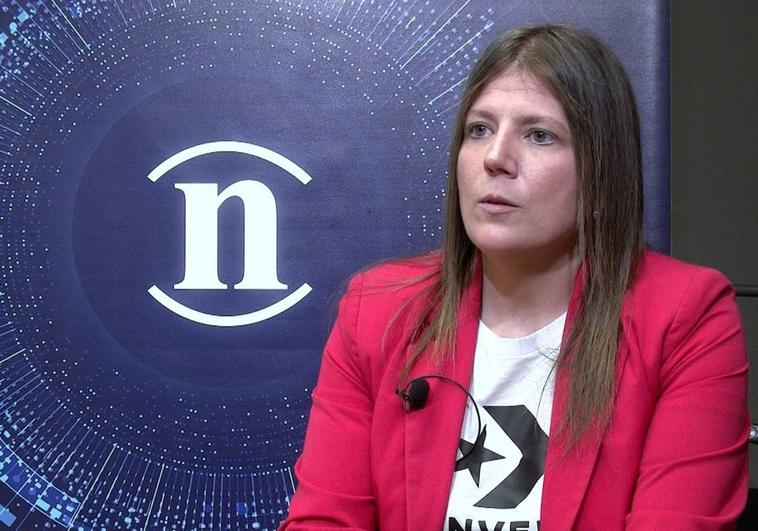 Paula Conde, alcaldesa de Sahagún, en su entrevista con Leonoticias