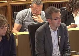 El responsable del área económica, Santiago Dorado, durante el pleno de este miércoles.