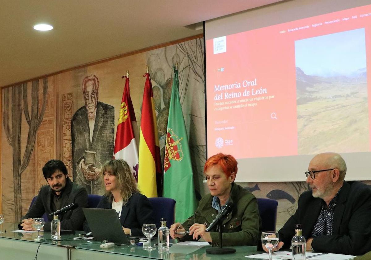 Presentación del proyecto de la memoria oral del Reino de León.