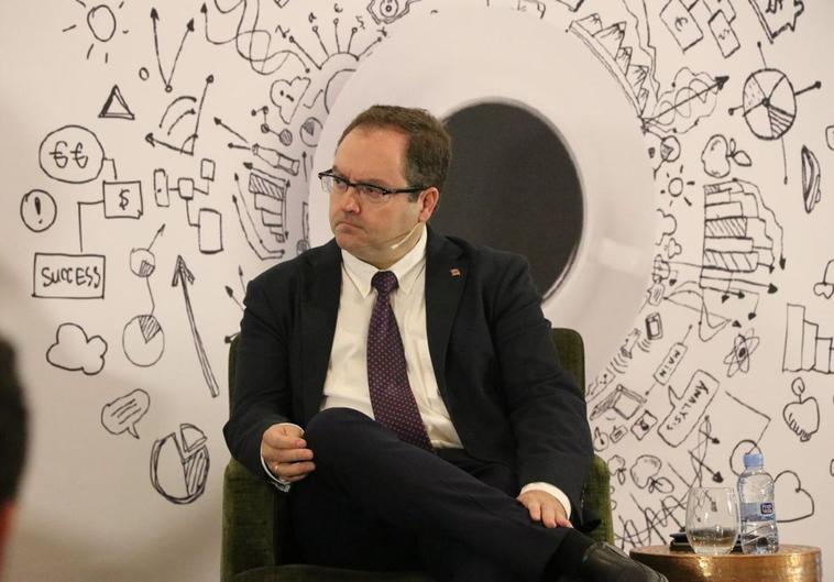 Félix Barrio, este jueves, durante el encuentro mantenido con leonoticias.