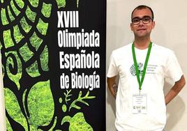 Hugo Pérez Salas, leonés que participará en ela Olimipiada Internacional de Biología.