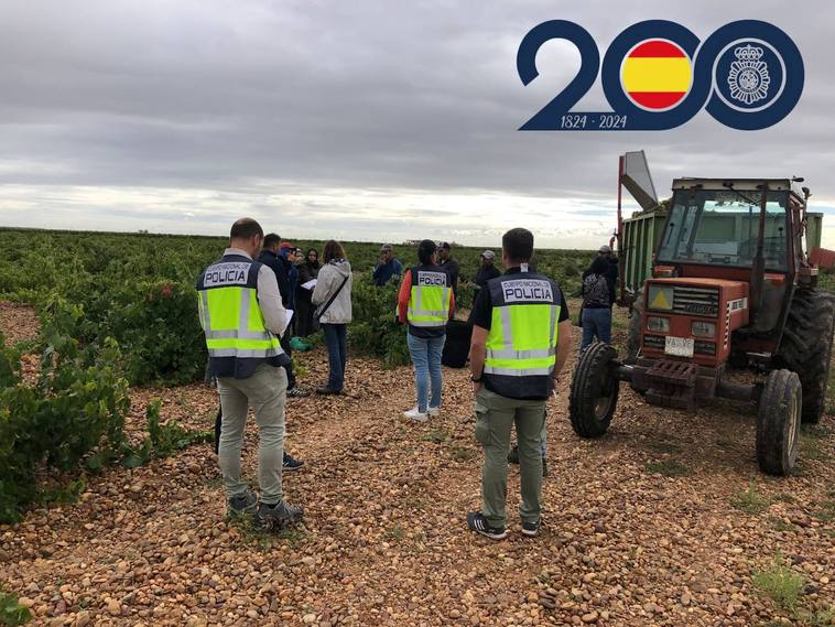 Detenido por explotar a 12 jornaleros en el campo, que no estaban dados de alta en la Seguridad Social