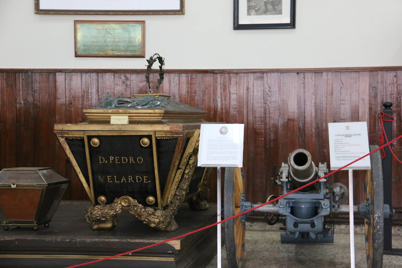 Sala histórica del Maca en la Base Militar &#039;Conde Gazola&#039;