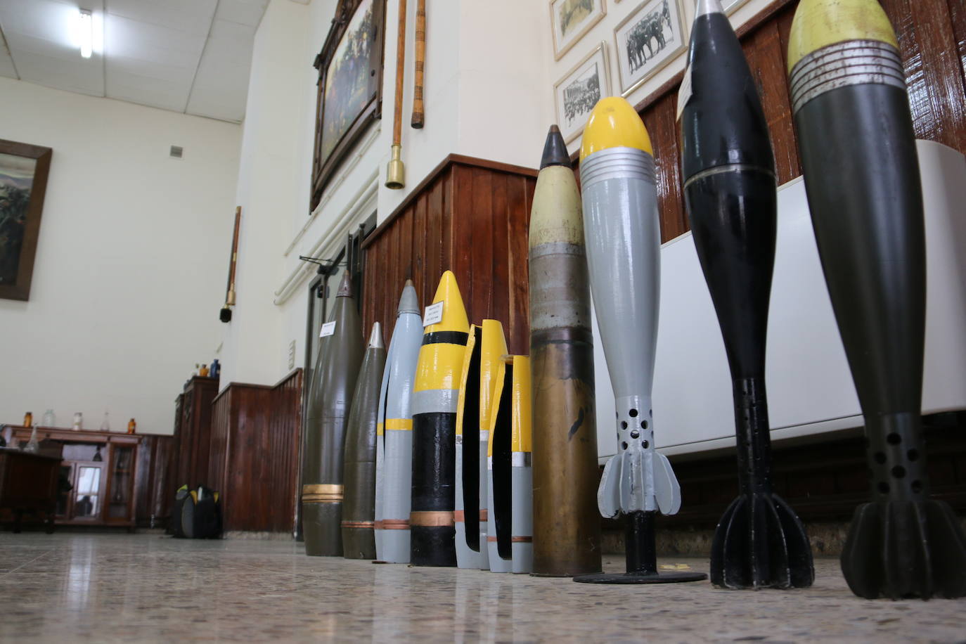 Sala histórica del Maca en la Base Militar &#039;Conde Gazola&#039;