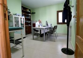 Consultorio médico en una zona rural de la comunidad.