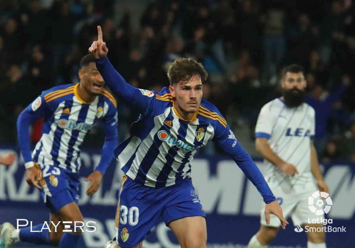 Naim celebra el gol de la victoria ante el Deportivo Alavés.