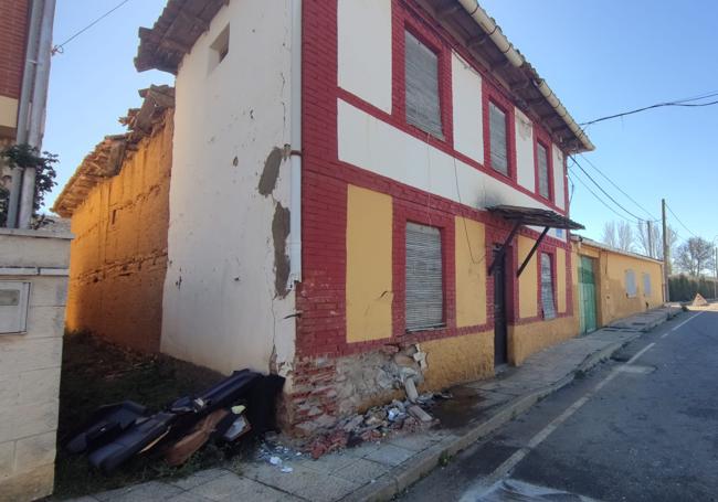 Vivienda contra la que ocurrió el terrible suceso.