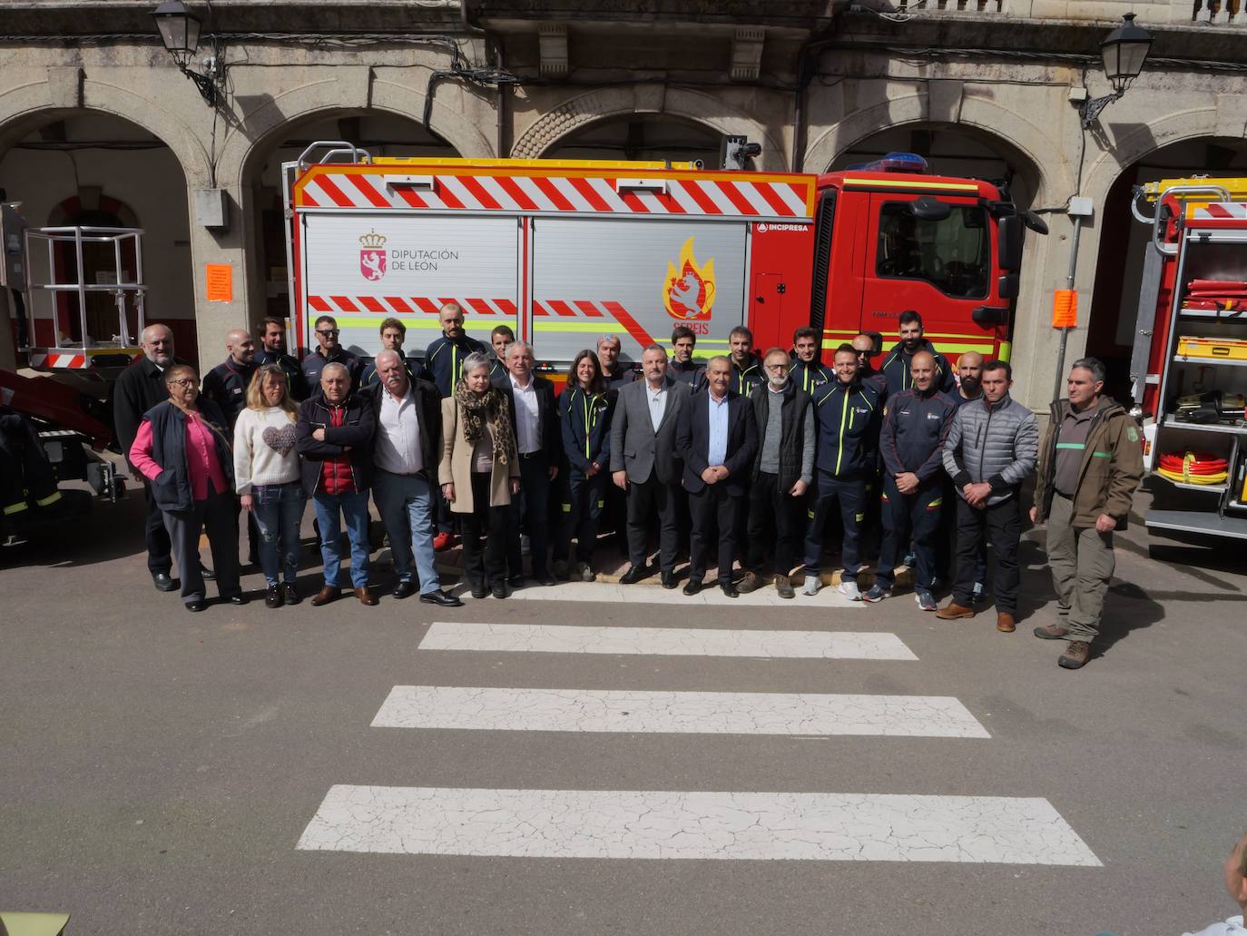 El parque de bomberos de Cistierna