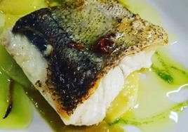 Imagen de uno de los platos de bacalao que se ofrencen en el menú del Hotel Infantas de León.