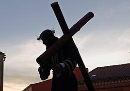 El Nazareno por las calles de Sahagún.