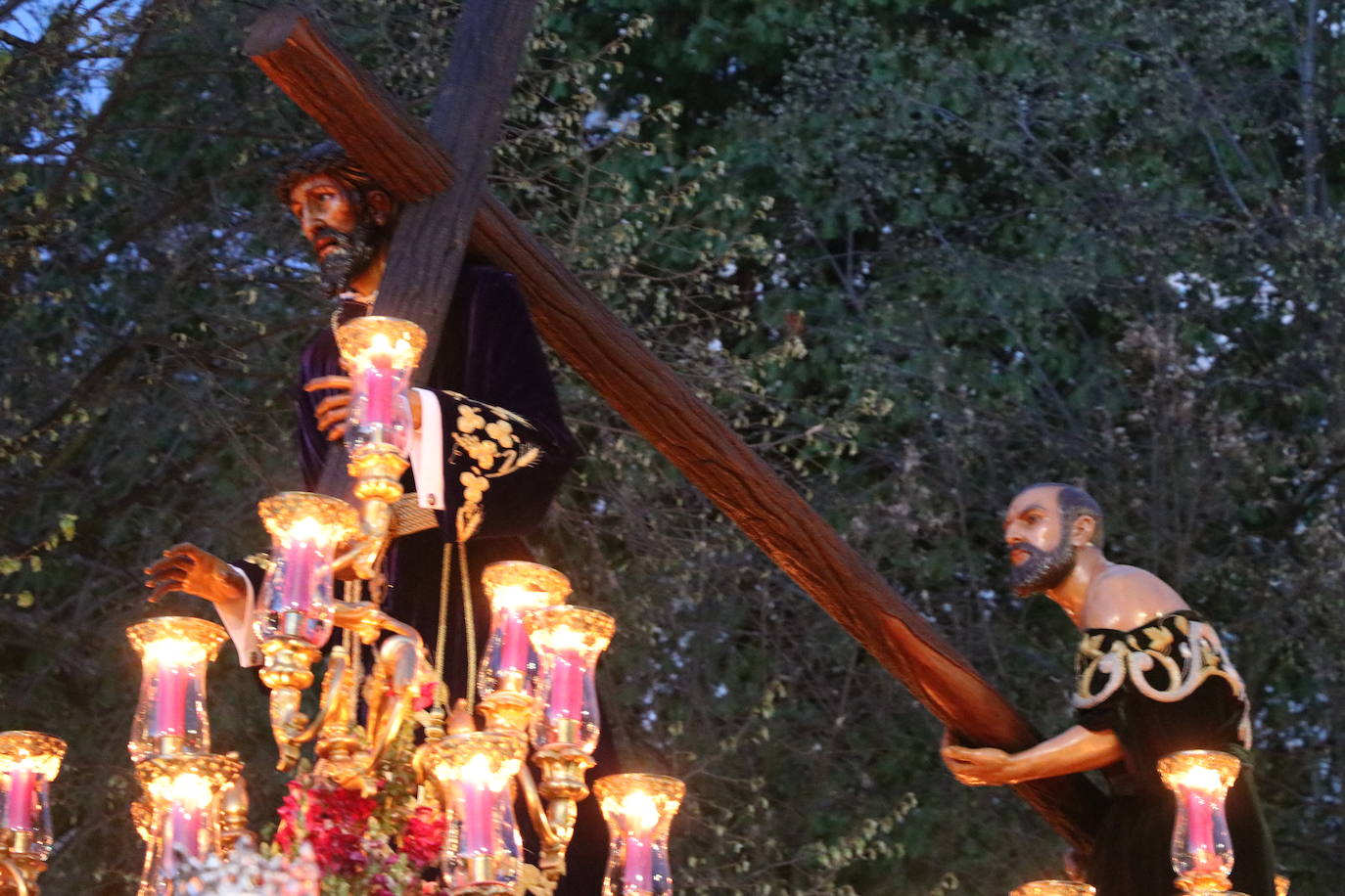 Así fue la salida del Nazareno