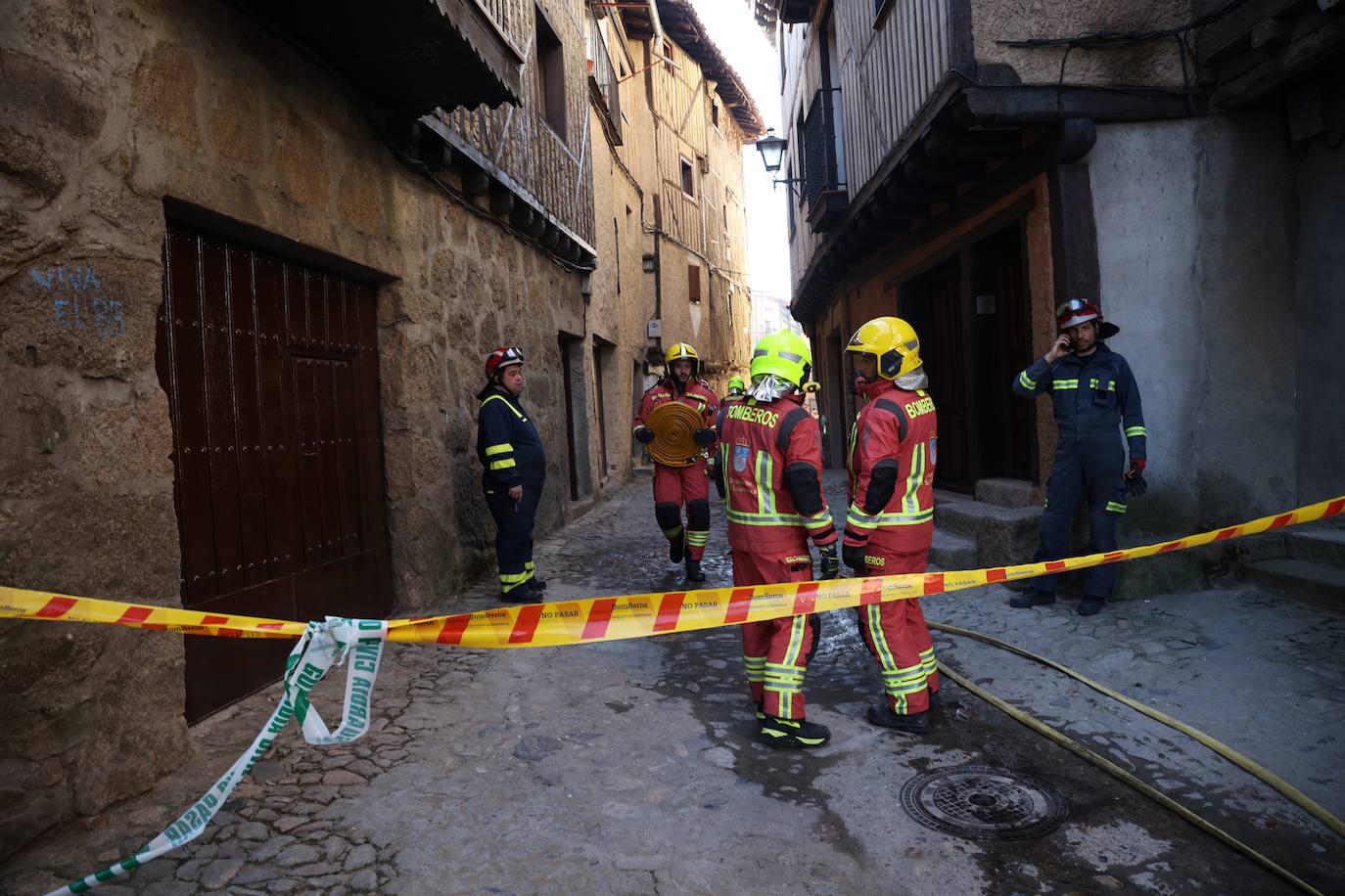 Así han quedado las viviendas afectas por el fuego