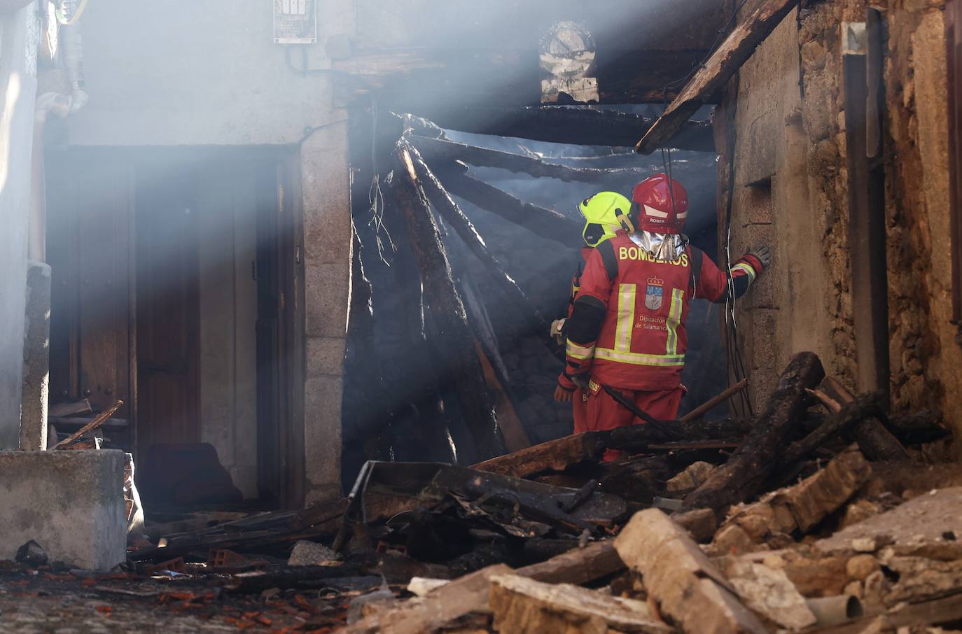 Así han quedado las viviendas afectas por el fuego